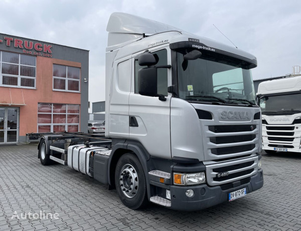 Ciężarówka podwozie Scania G410 AIR INTEGRAL BDF IMPORT FRANCE