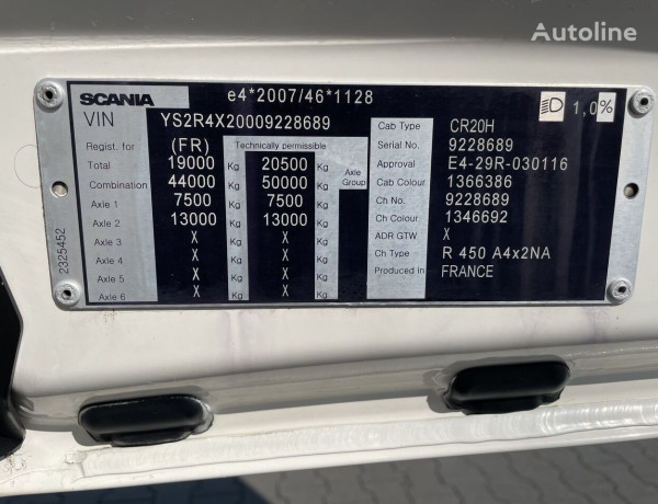 Ciągnik siodłowy Scania R450 FULL LED I-COOL NOWE OPONY