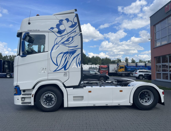 Ciągnik siodłowy Scania S450 HYDRAULIKA ŁADNA I BOGATA NOWE OPONY