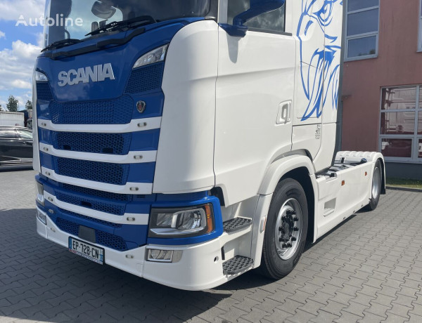 Ciągnik siodłowy Scania S450 HYDRAULIKA ŁADNA I BOGATA NOWE OPONY