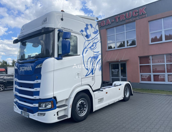 Ciągnik siodłowy Scania S450 HYDRAULIKA ŁADNA I BOGATA NOWE OPONY