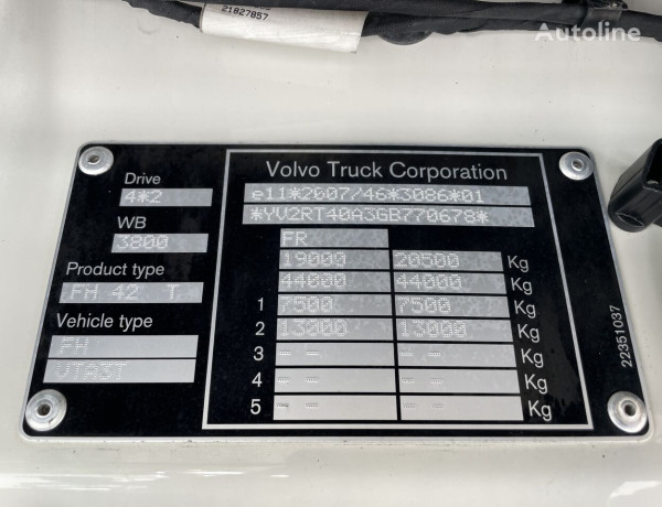 Ciągnik siodłowy Volvo FH 500 I-COOL NOWE OPONY 560tys.km!!!